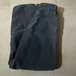 Corduroy black flared jeans